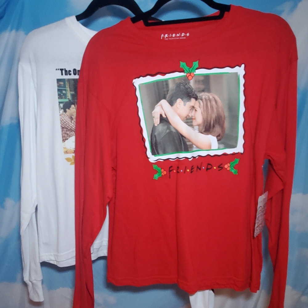 Friends TV Show Holiday Long Sleeve Tees Bundle